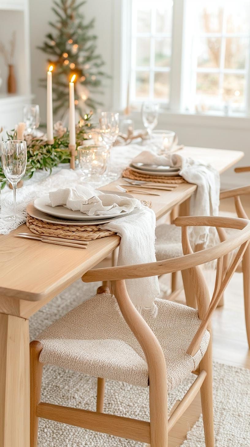 15 Unique Winter Tablescapes To Transform Your Dining Room 3 1. Cozy Scandinavian Winter Tablescapes-0