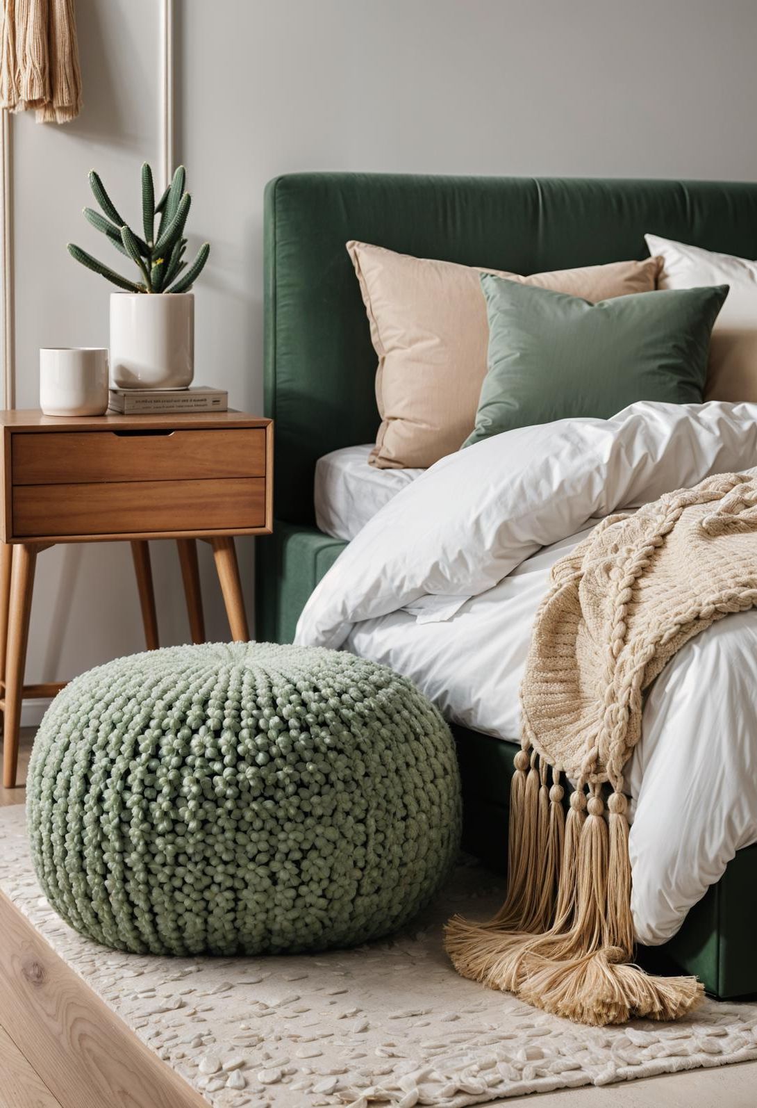 19. Cozy Pouf with Cream Tassels-0