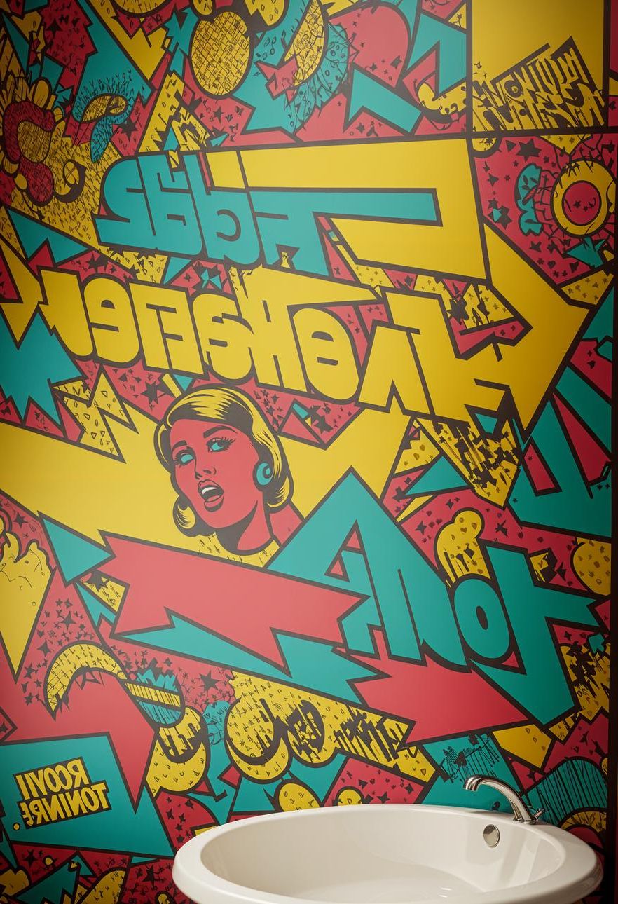 11. Pop Art Powder Room Glam-1