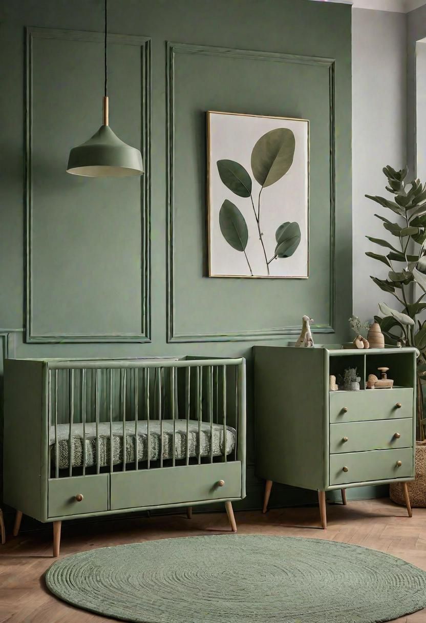 45 Serene Sage Green Nursery Ideas: Calming and Chic Inspirations 42 33. Sage Green Furniture Makeover-0