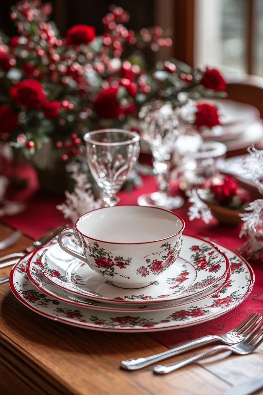 19. Chic Tableware for Christmas Feasts-0