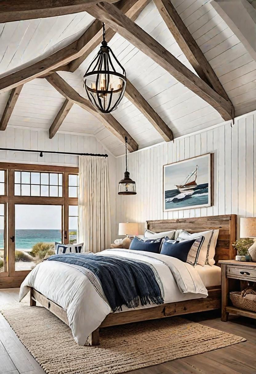 43 Relaxing Coastal Bedrooms for Breezy Retreats 39 37. Coastal Farmhouse Design Essentials-0
