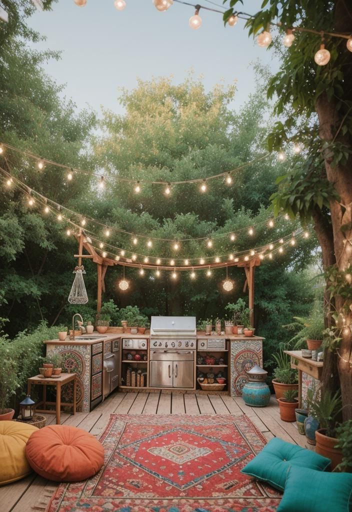 11. Bohemian Outdoor Kitchen Design-0
