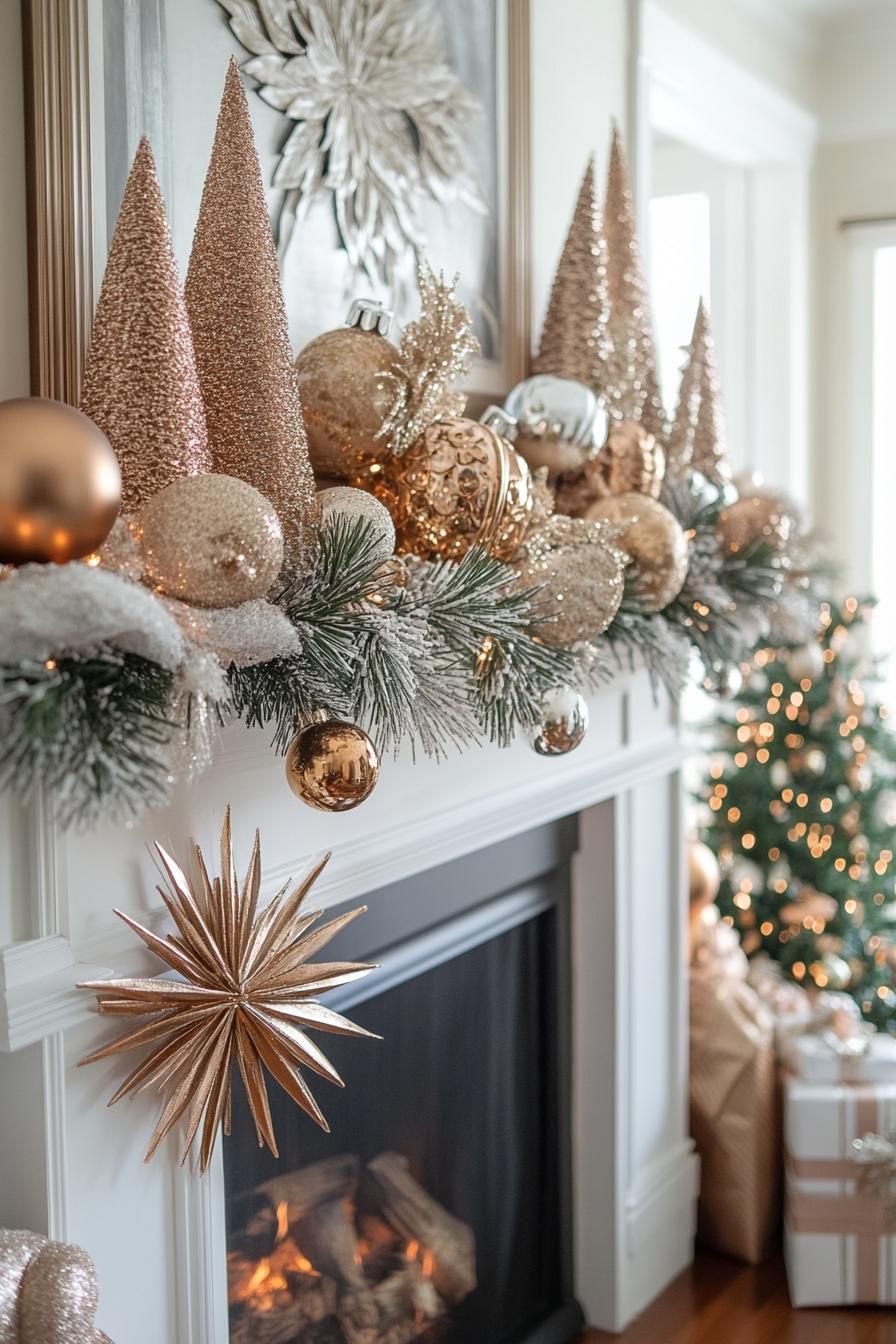 14. Metallic Mix for Christmas Mantle-2