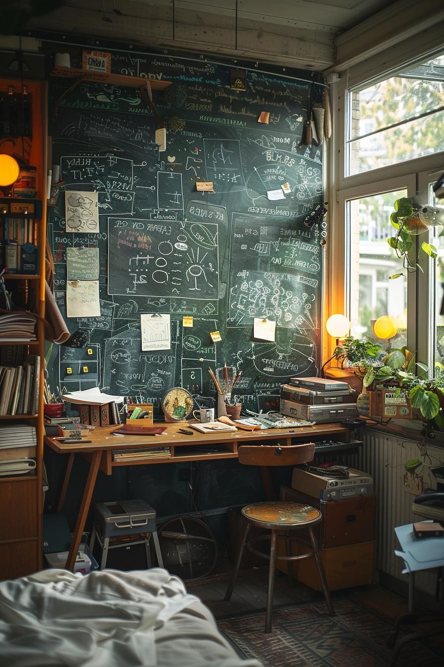 8. Chalkboard Accent Wall Inspiration-2