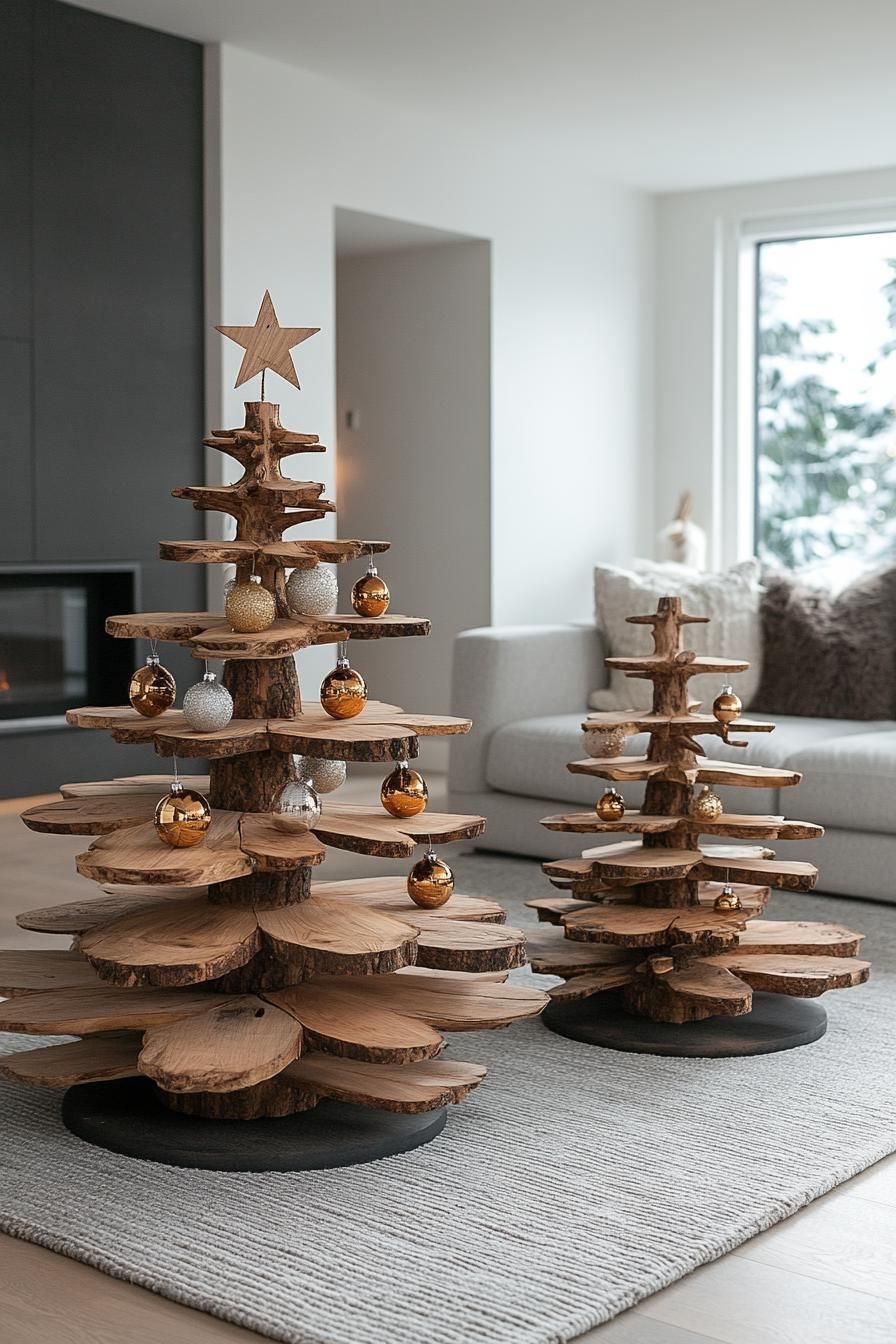 3. Rustic Wooden Tree Decor Inspiration-2
