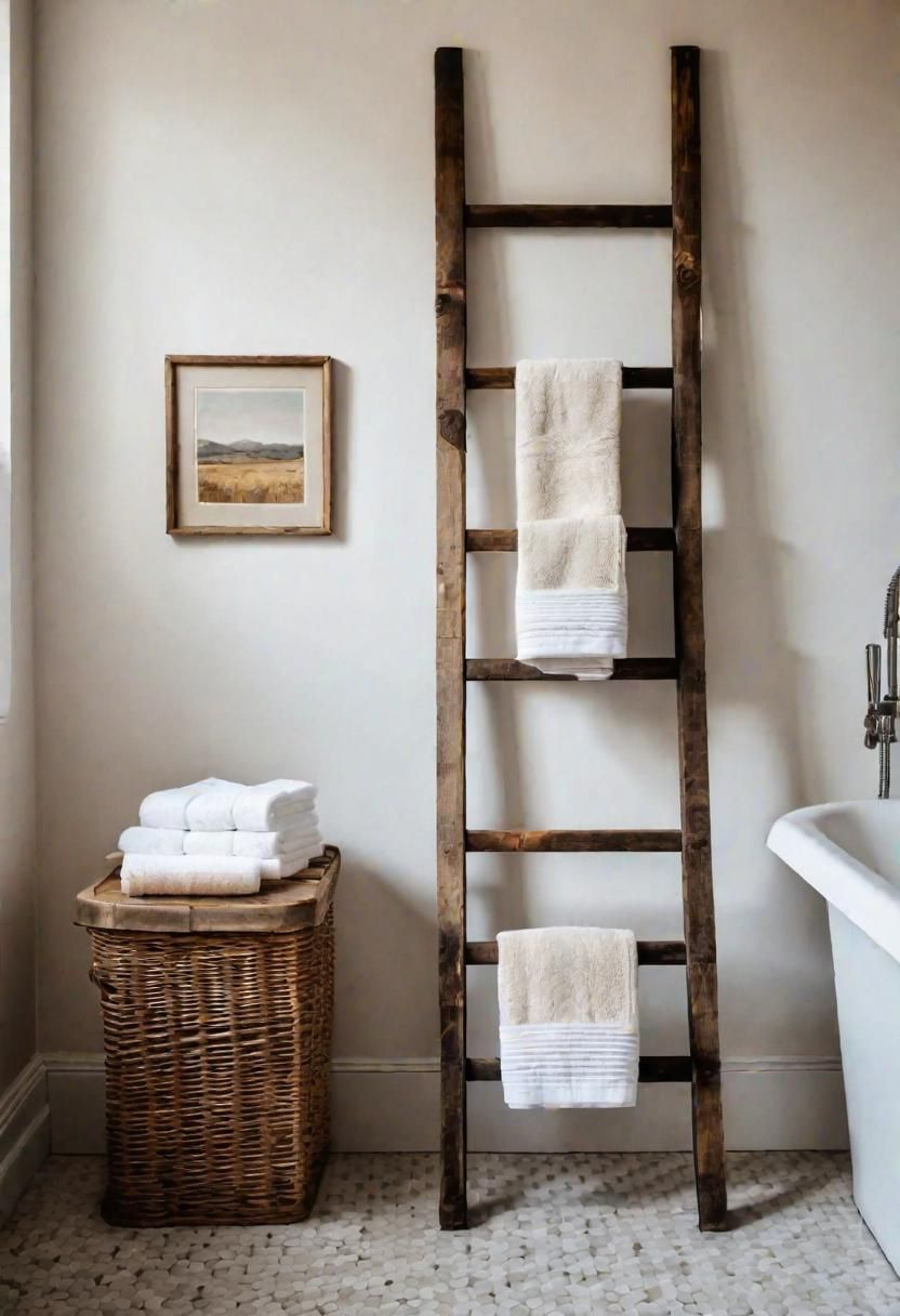 1. Rustic Towel Rack Style-0