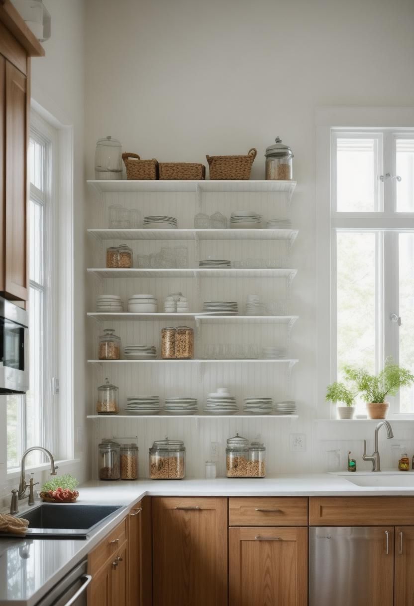 39 Clever Small Kitchen Ideas: Maximize Your Space with Stylish and Functional Designs 47 38. Cabinet Divider DIY with Rods-0