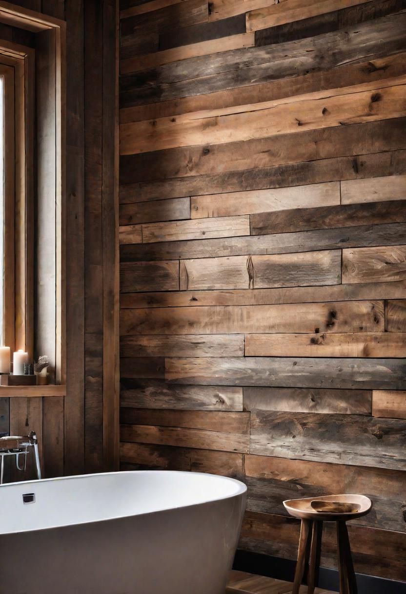 8. Rustic Wallpaper Illusion Ideas-0