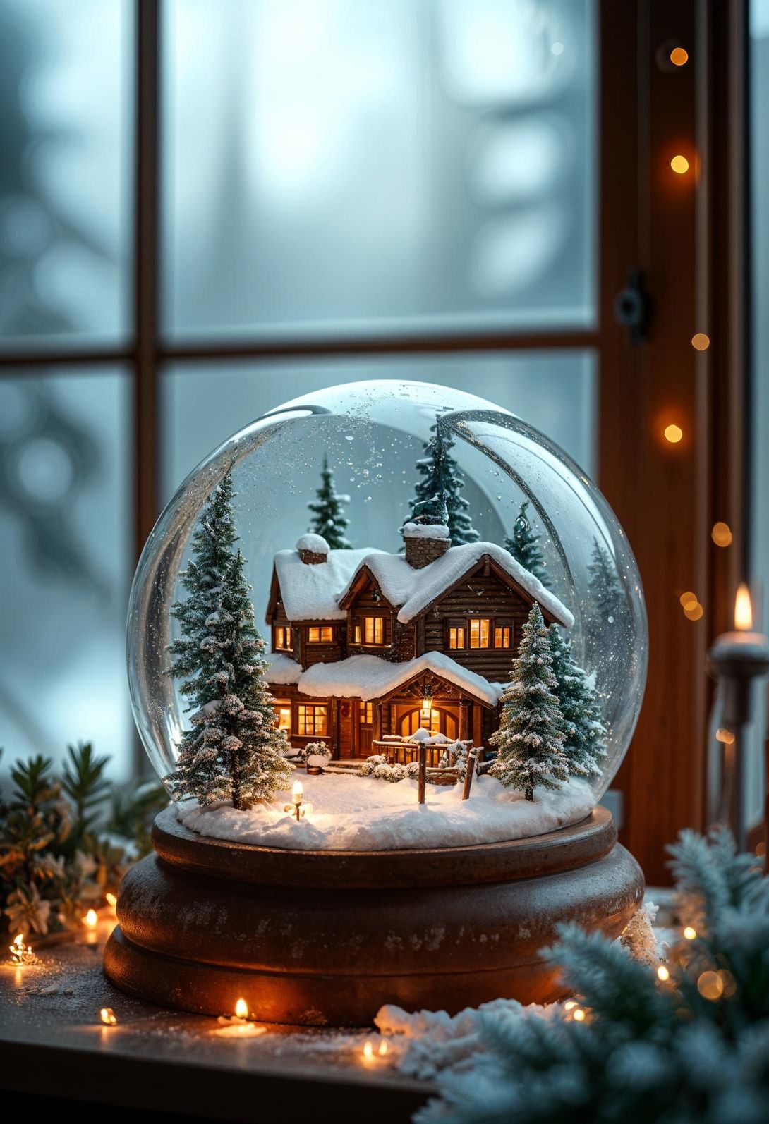 12. Mini Snow Globe Winter Decor-0