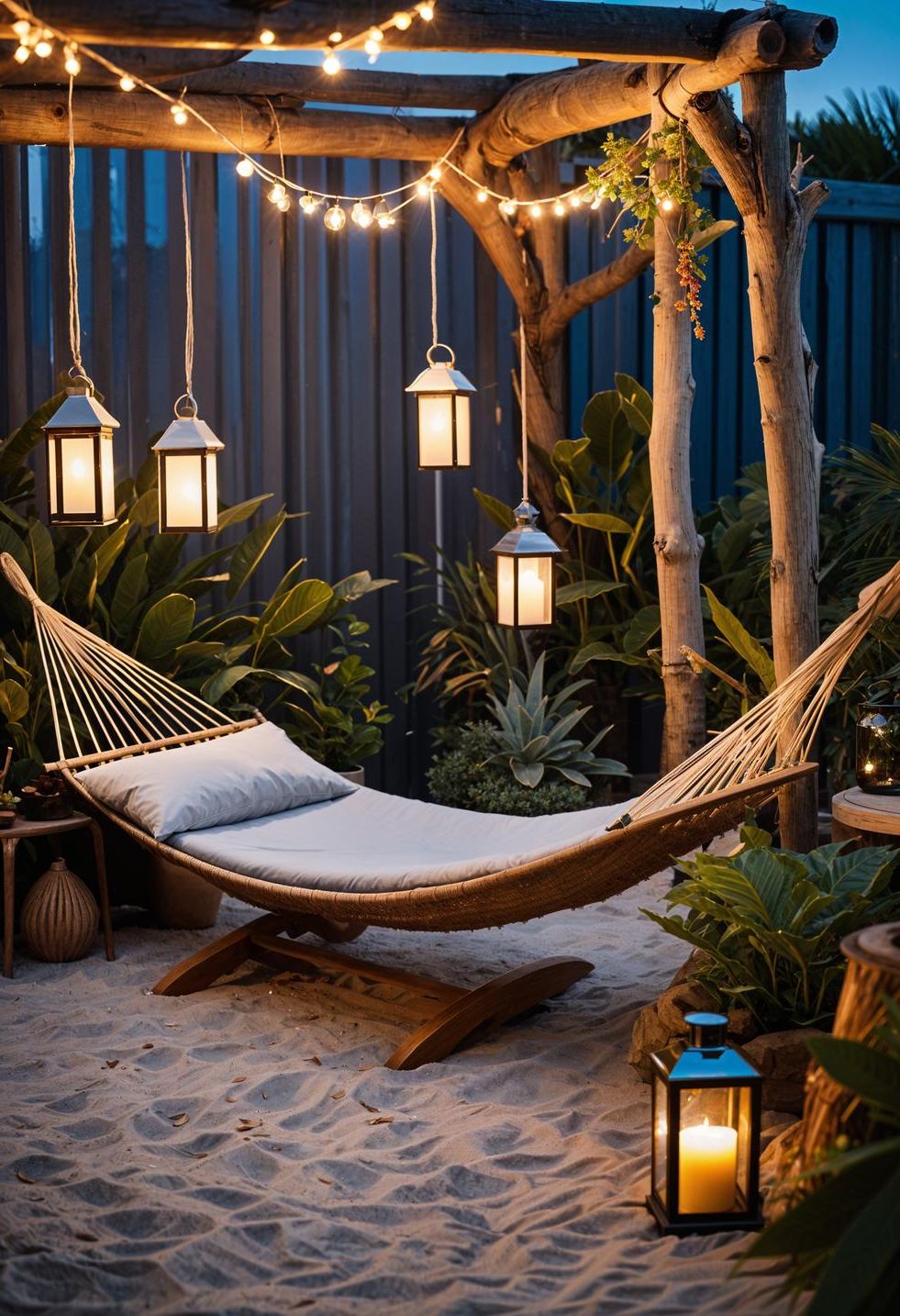 25 Stunning Small Garden Layout Ideas 47 21. Coastal Garden Escape-1