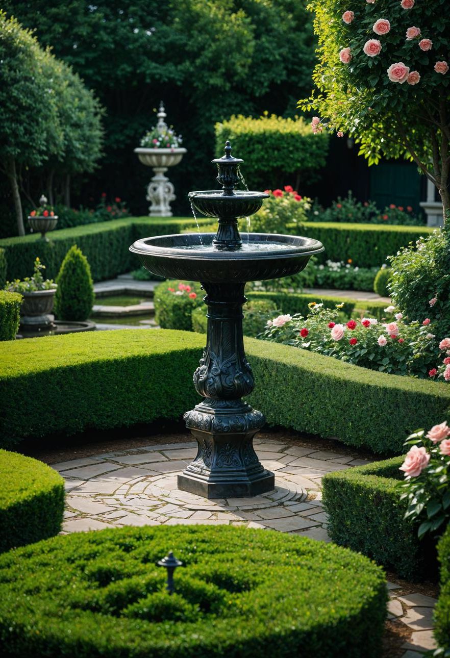 25 Stunning Small Garden Layout Ideas 34 15. Elegant Victorian Garden Layout-0