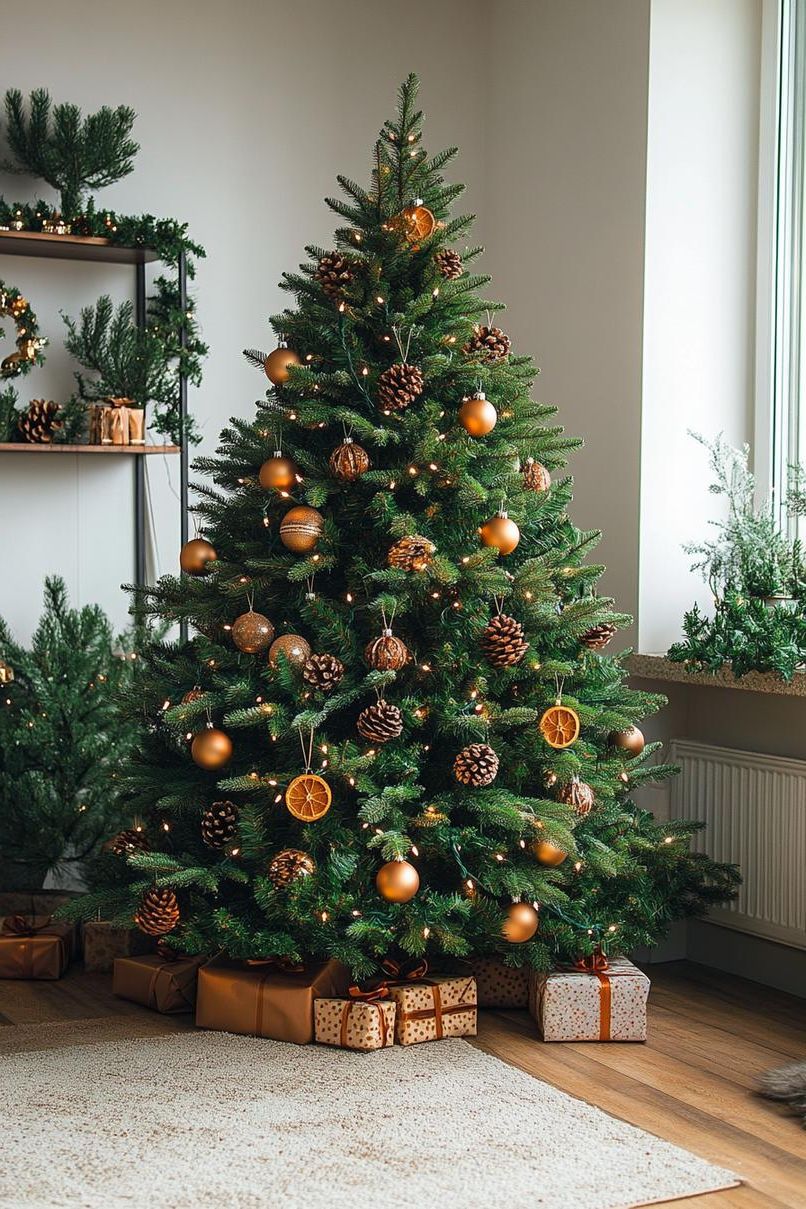 20 Minimalist Christmas Decor Ideas You’ll Love in 2025 8 3. Simple Christmas Tree Decor Ideas-0