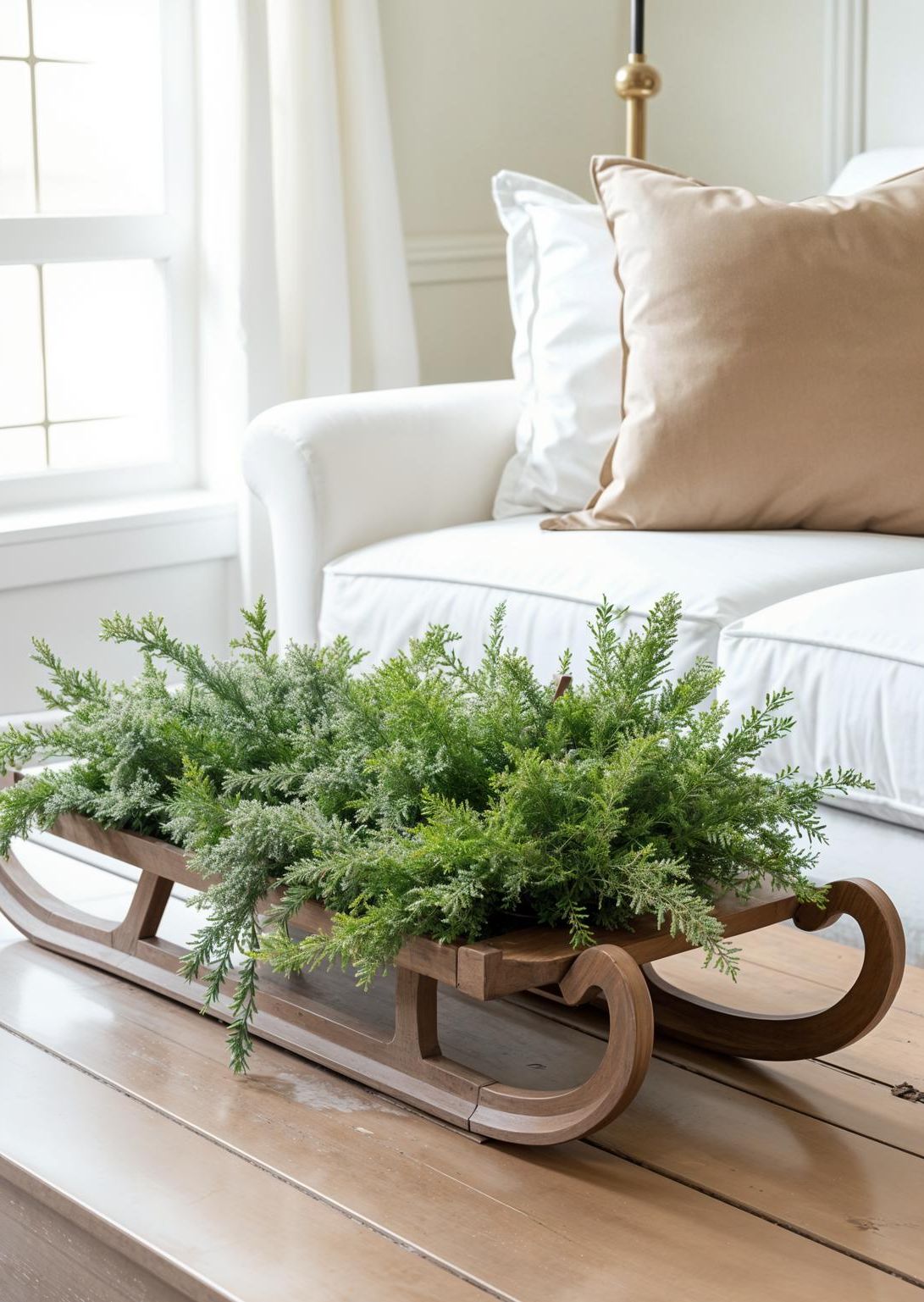 10. Rustic Sleighs for Festive Decor-1