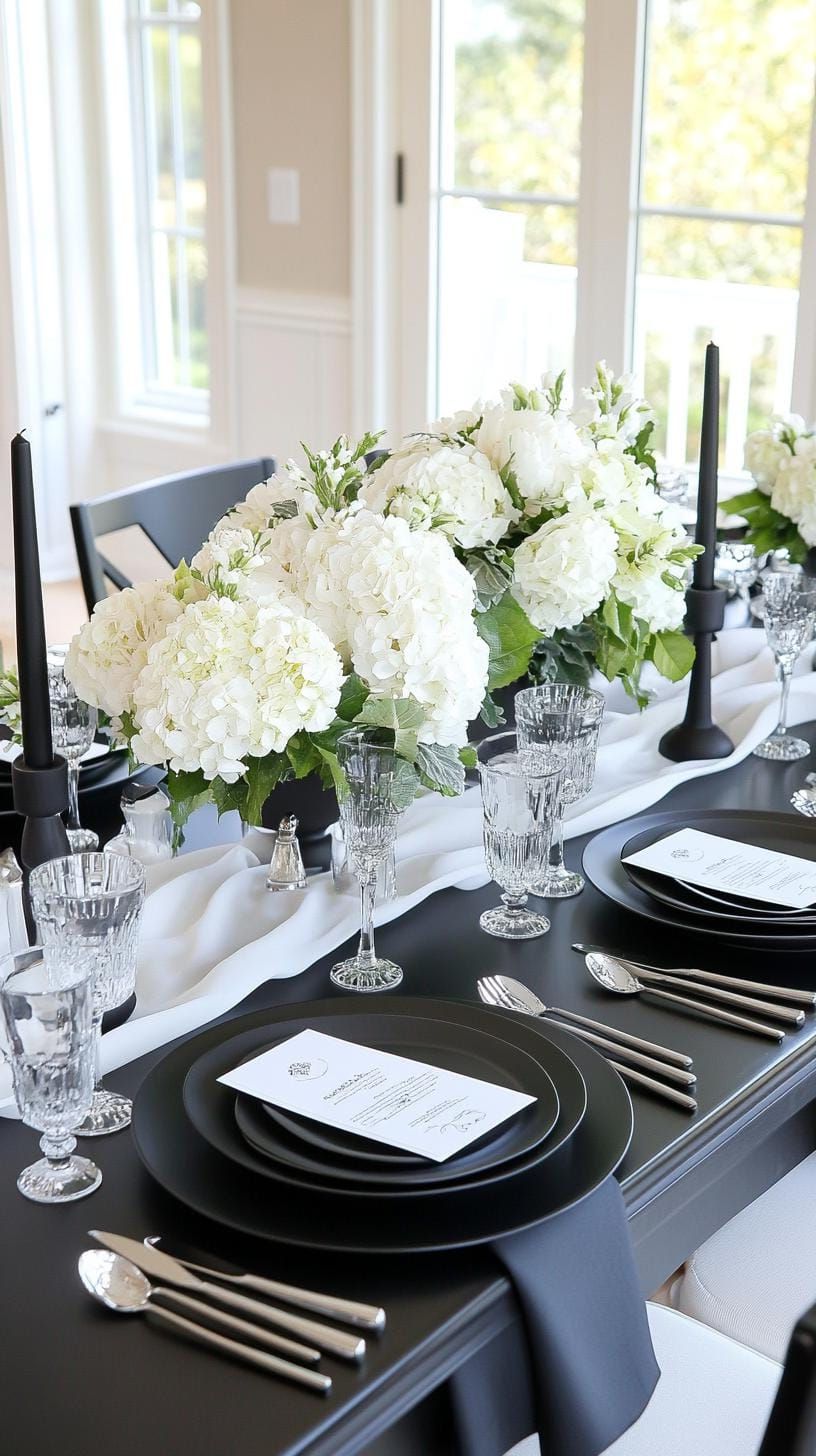 13. Sophisticated Black and White Christmas Table with Moody Undertones-0