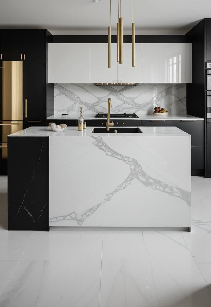 12. Elegant Matte Black Island Styling-0