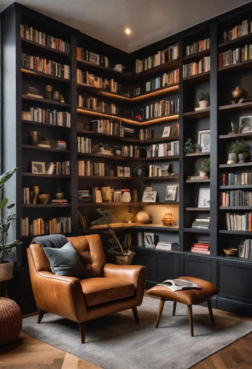 43 Modern Living Room Inspirations: Chic, Spacious, and Vibrant 18 16. Cozy Reading Nook Design-0