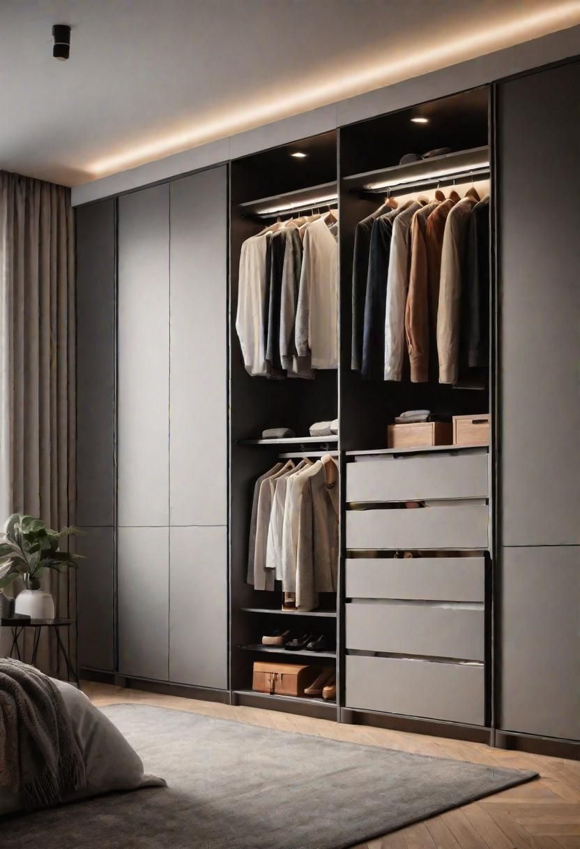 39 Modern Bedroom Designs: Where Comfort Meets Sleek Style 12 10. Customizable Closet Solutions-0