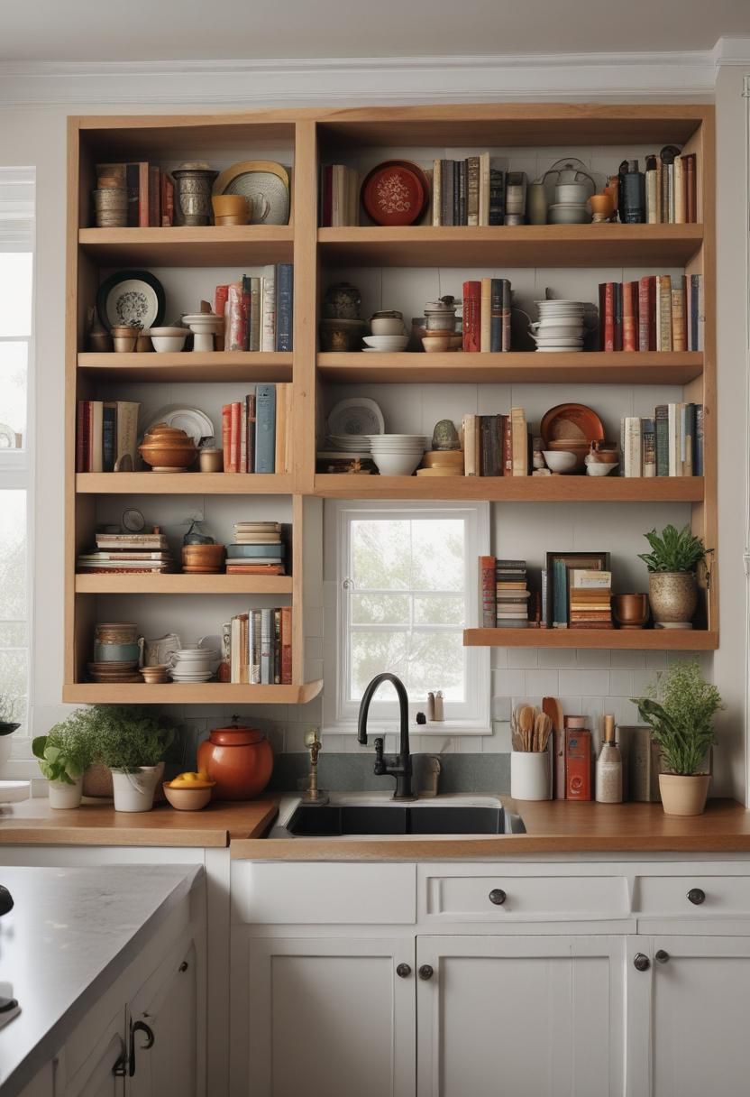 5. Airy Open Shelving Cabinets-0