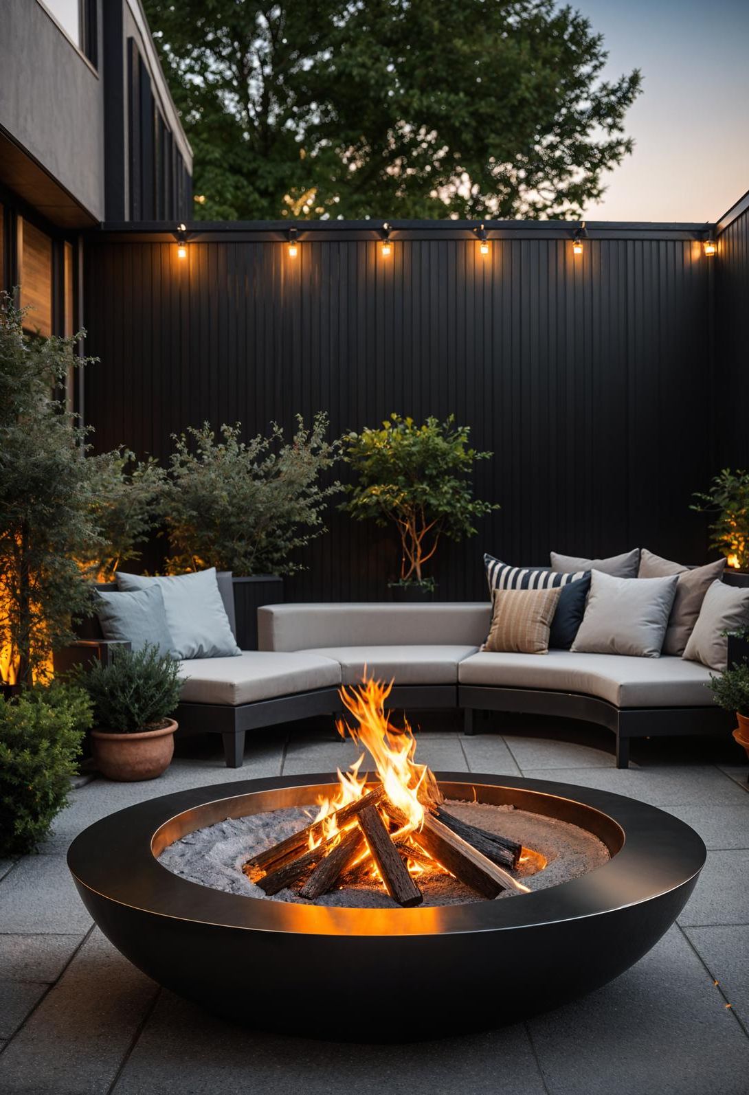 1. Elevate Patio Ambiance with Firepit-1