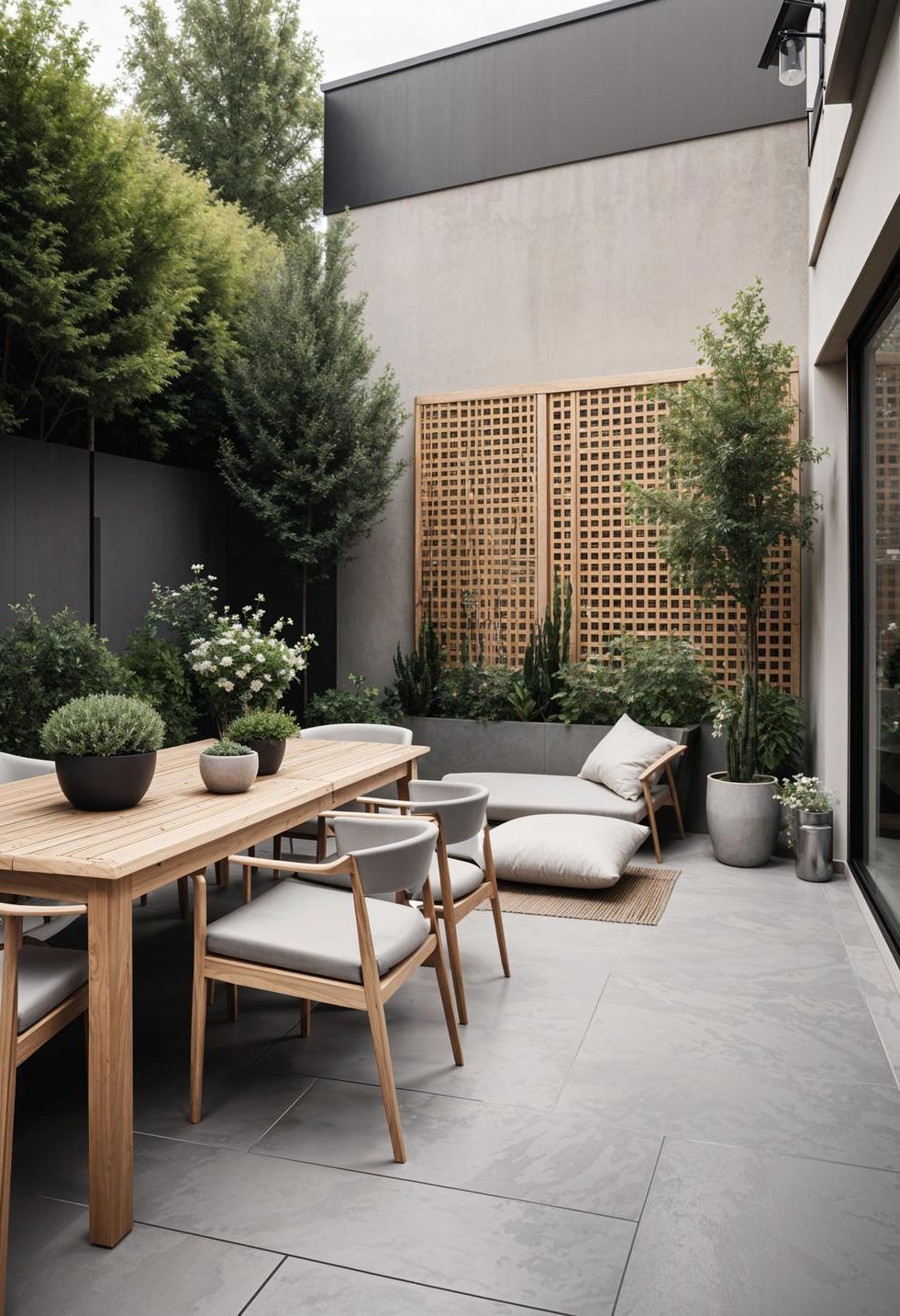 19 Stunning Backyard Patio Designs to Inspire You 28 13. Scandi-Inspired Patio Designs-1