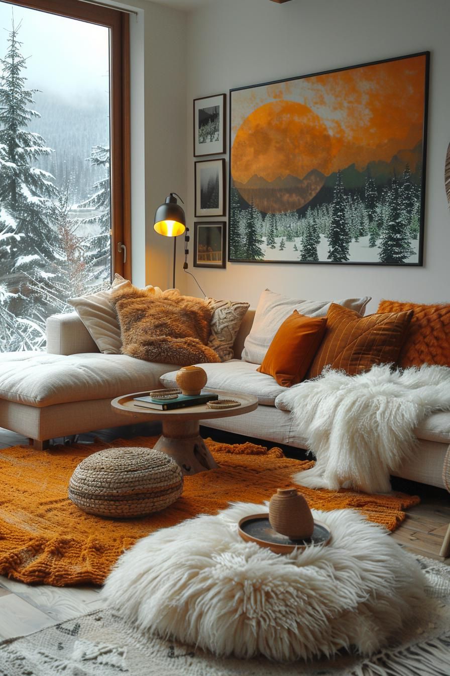19 Gorgeous Boho Mid-Century Modern Living Room 48 16. Eclectic Gallery Wall Inspiration-0