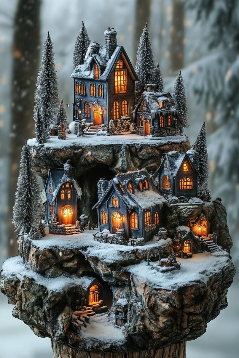 8. Dark Winter Villages Display-1
