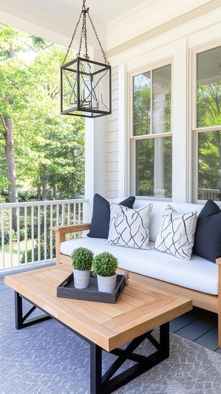 18. Chic monochrome in black and white decor, minimalist furniture, and subtle textures-1