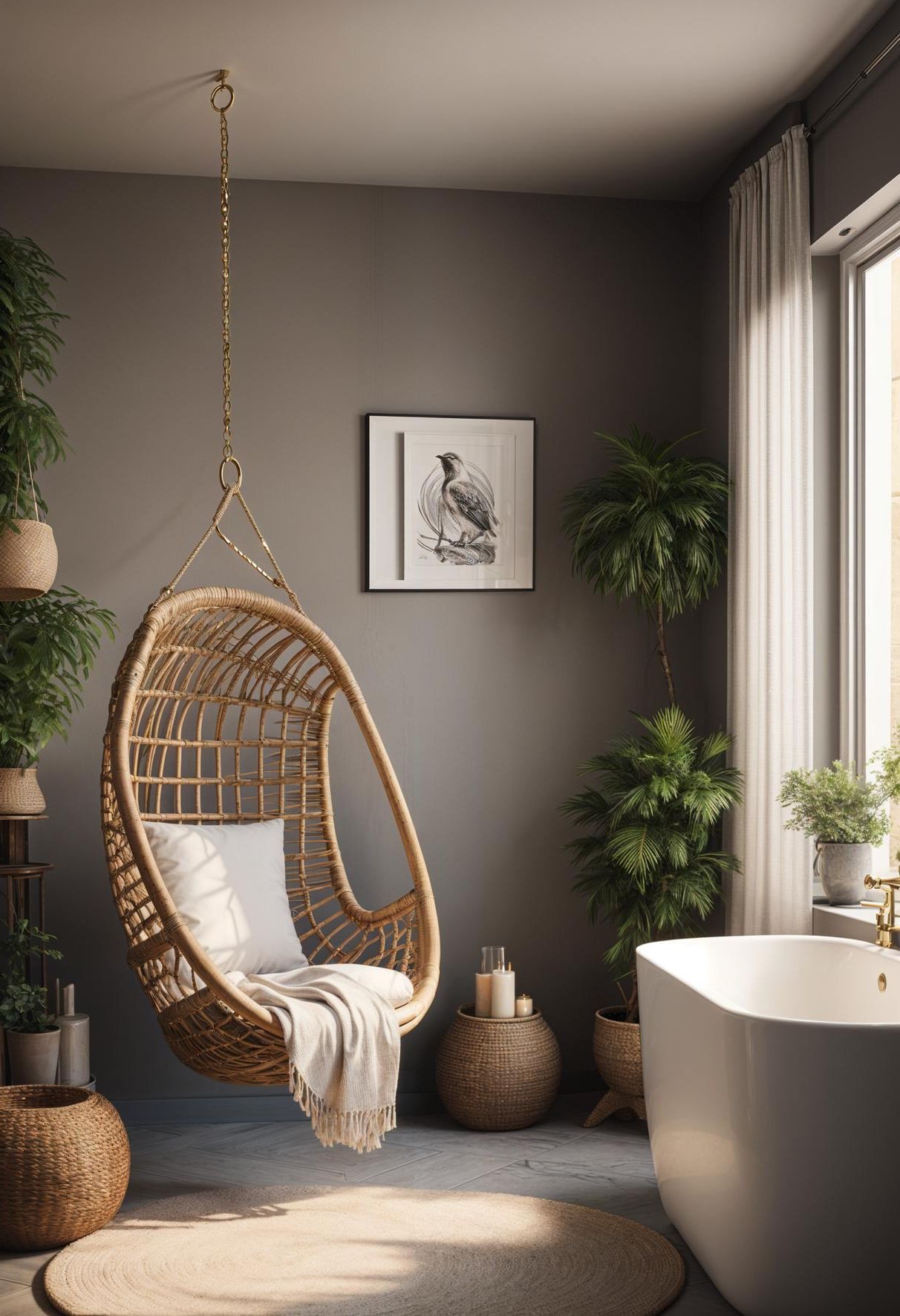6. Rattan Swing for Cozy Corner-0