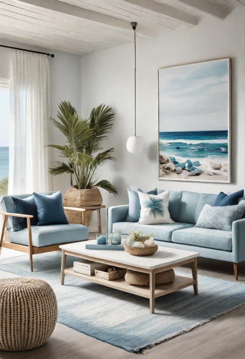 43 Modern Living Room Inspirations: Chic, Spacious, and Vibrant 8 6. Coastal Living Room Oasis-0