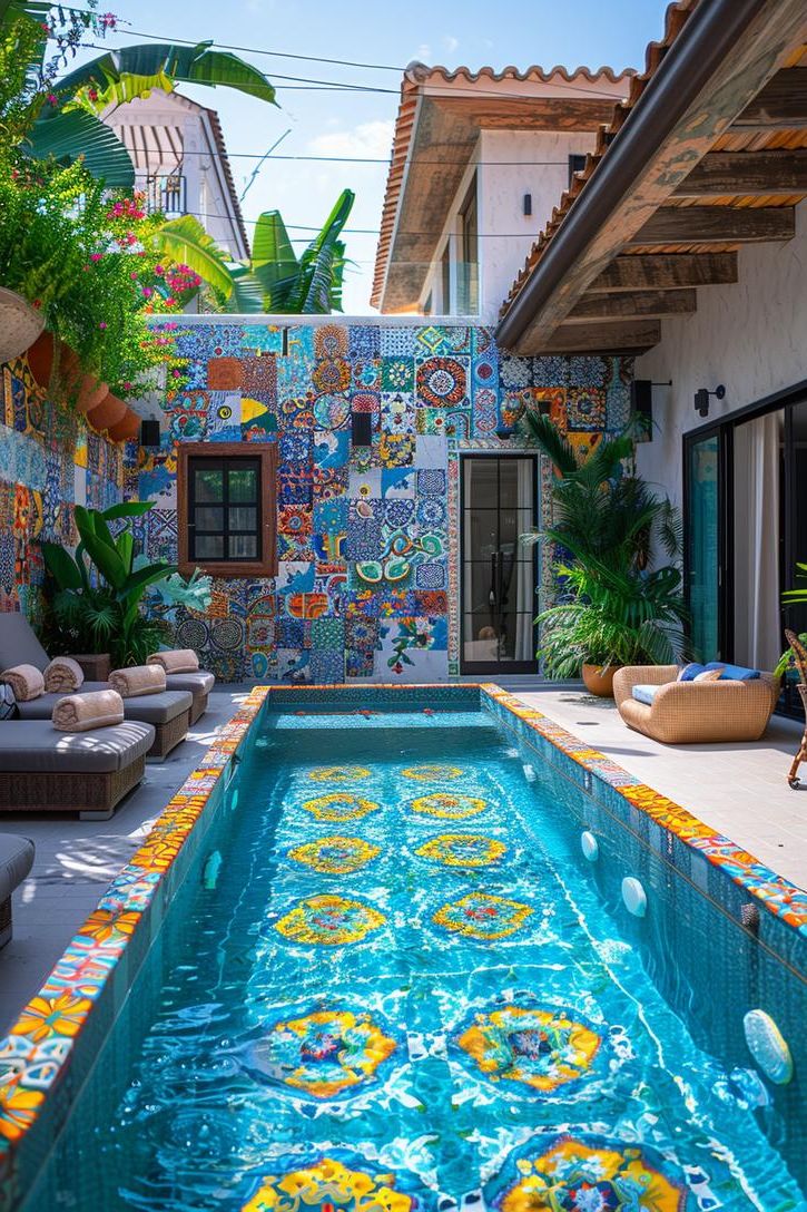 15. Creative Poolside Art Displays-0