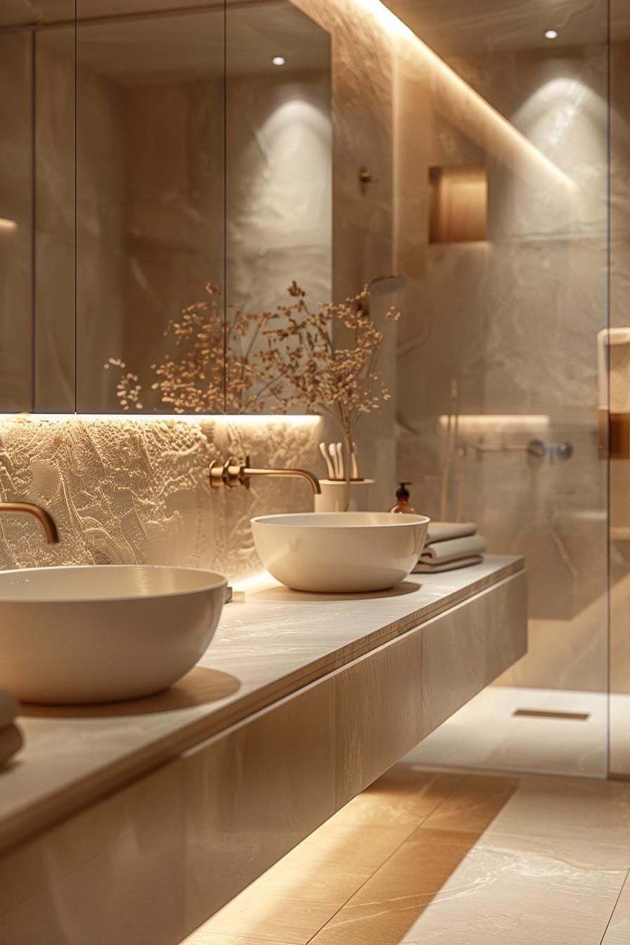 15. Luxe Minimalist Bathroom Paint Colors-0