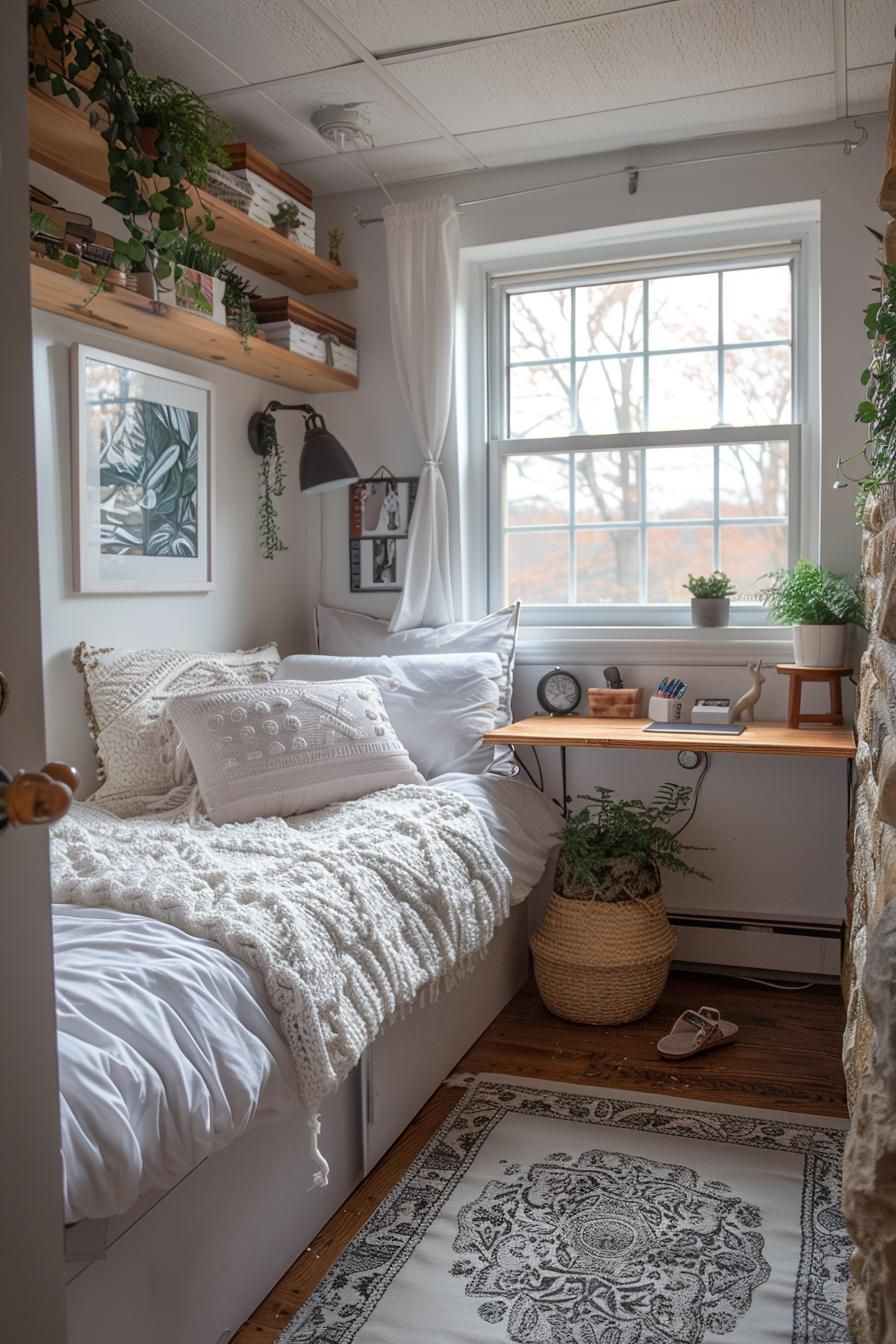 19. Sleek Minimalist Dorm Room Inspo-0