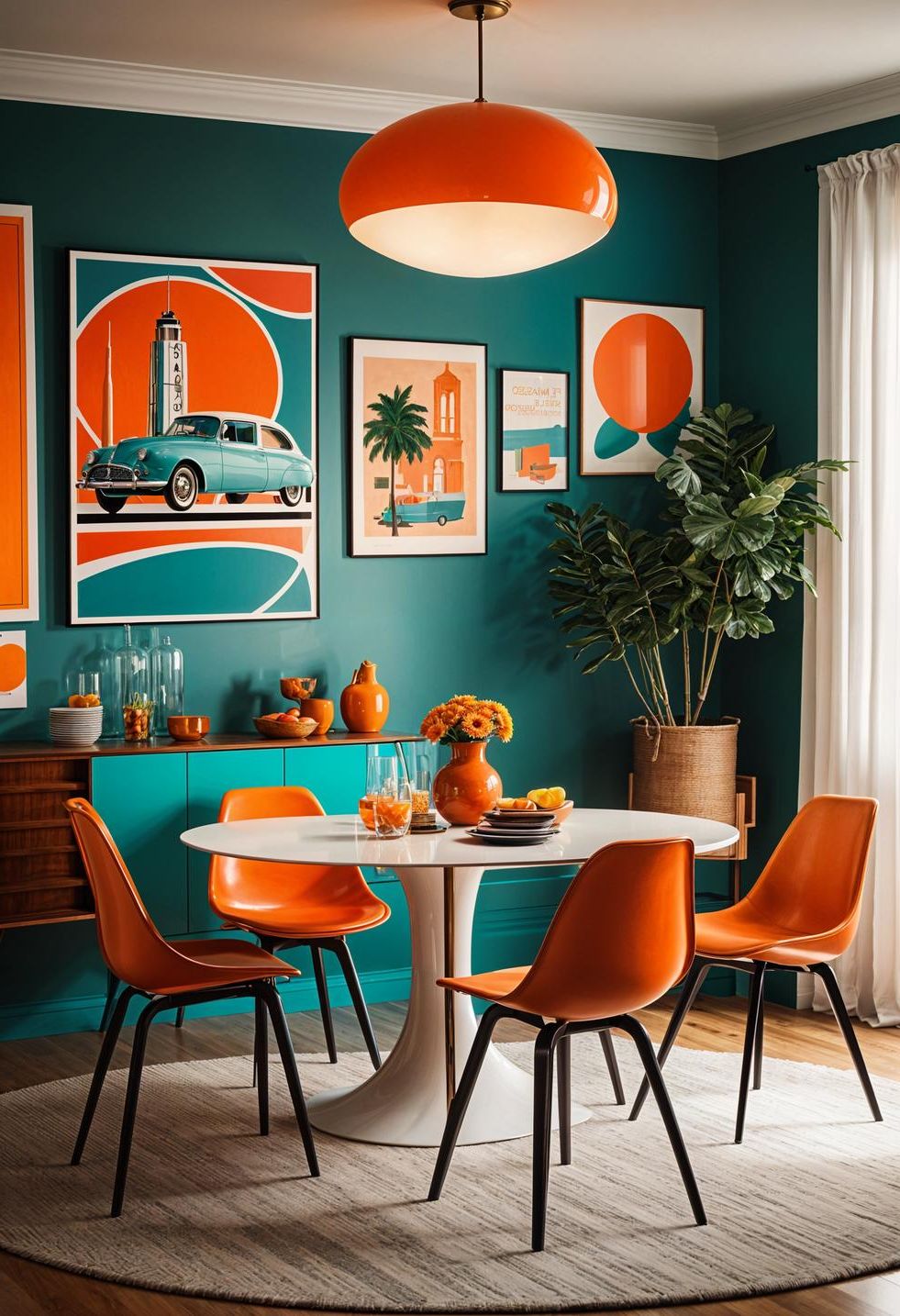 12. Retro Revival: Colorful Mid-Century Decor-0