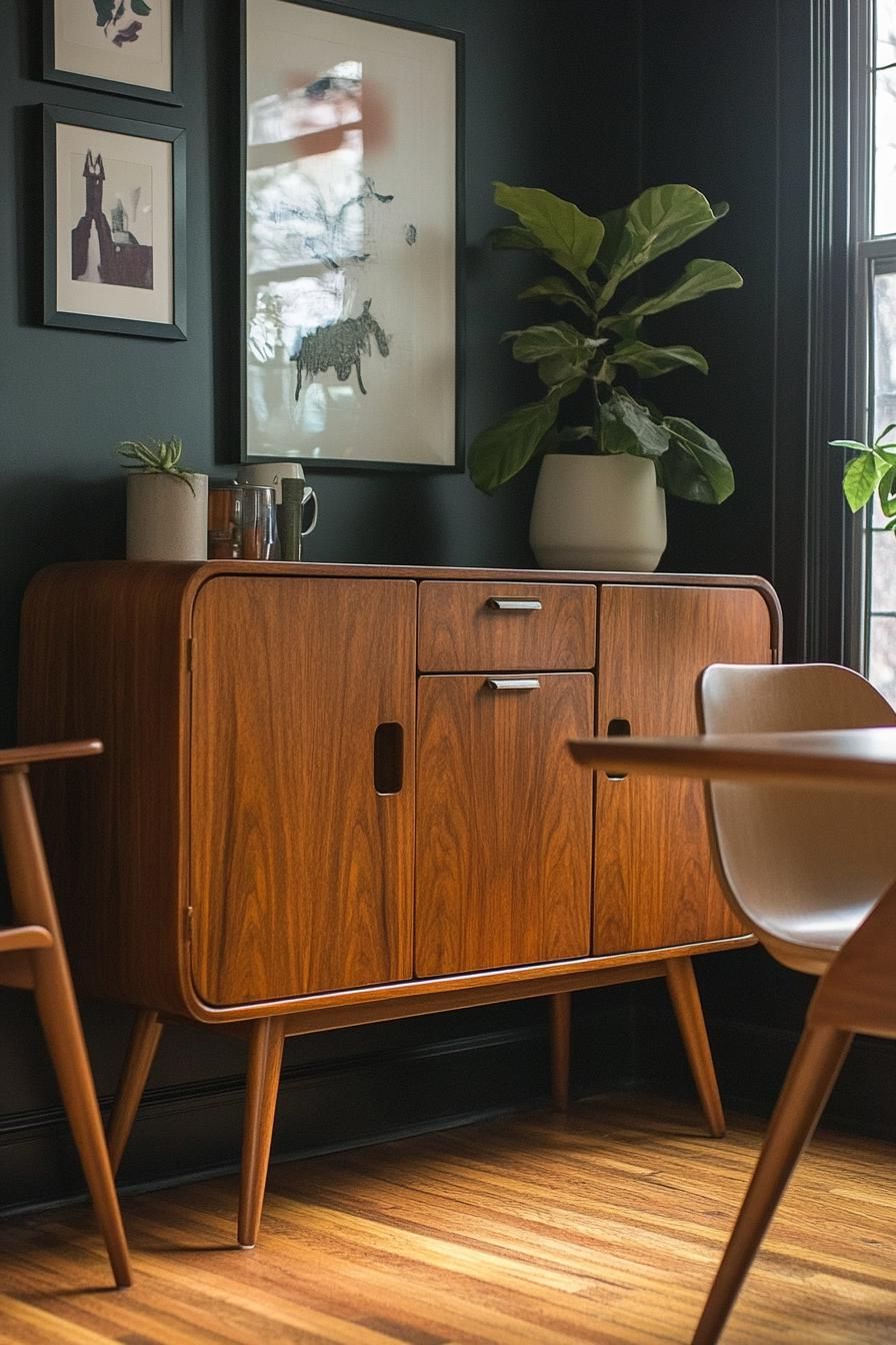 23 Stunning Mid-Century Modern Dining Tables You’ll Adore 41 15. Sleek Sideboards for Dining Rooms-2