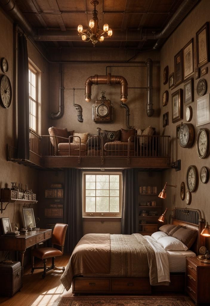 24. Steampunk Study Décor-0