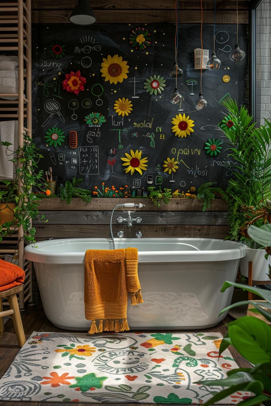 3. Functional Interactive Bathroom Wall Display-0