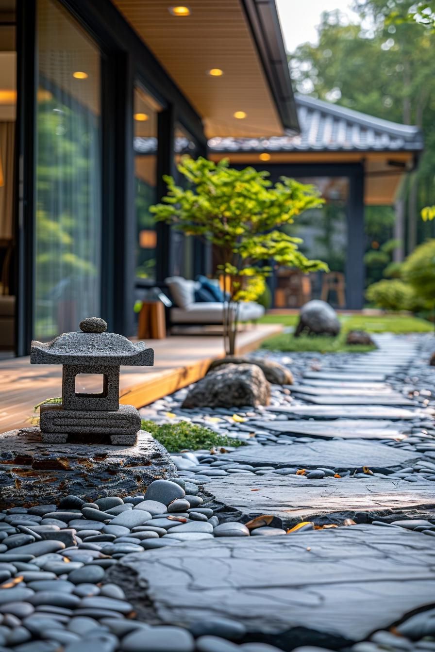 23 Gorgeous Paver Patio Ideas You Must See 31 11. Zen Paver Patio Design-1