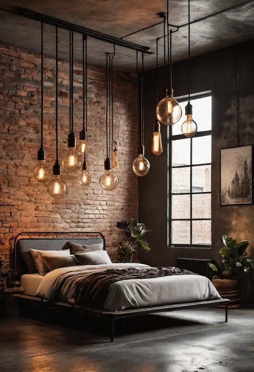 2. Raw Industrial Chic Bedroom-1