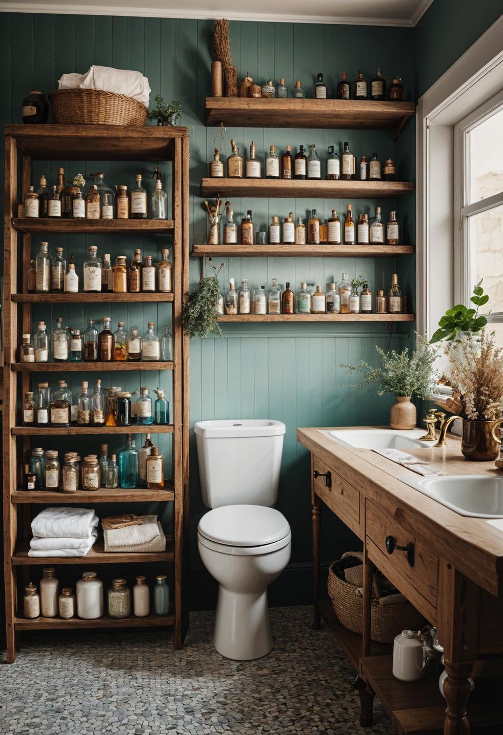 23. Vintage Bath Storage Display-1