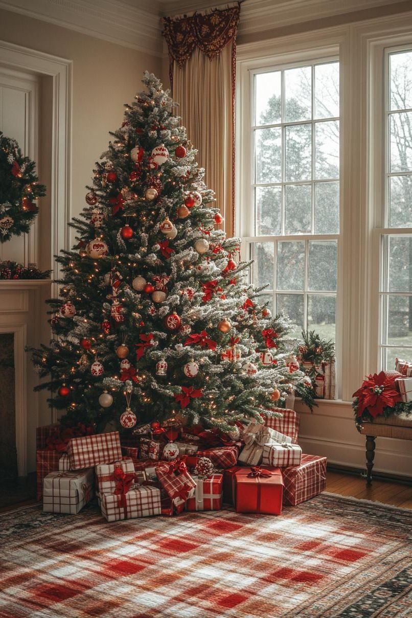 11. Plaid Christmas Tree Skirt Ideas-0