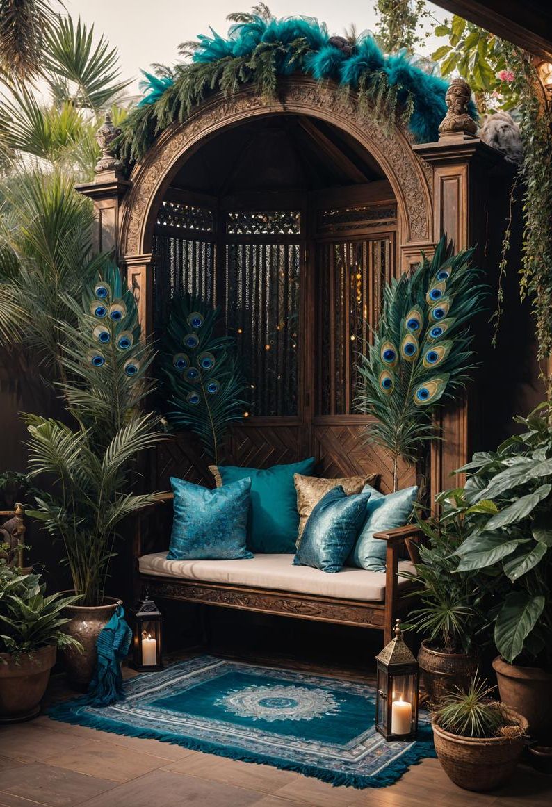 15 Chic Boho Patio Ideas You’ll Love 31 13. Enchanting Boho Patio Retreat-0