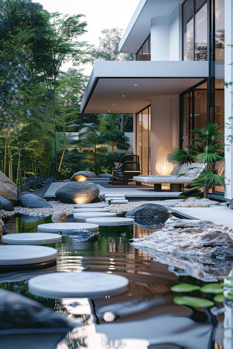 19 Unique Concrete Patio Ideas You Must See (New) 5 2. Contemporary Concrete Patio Design-0