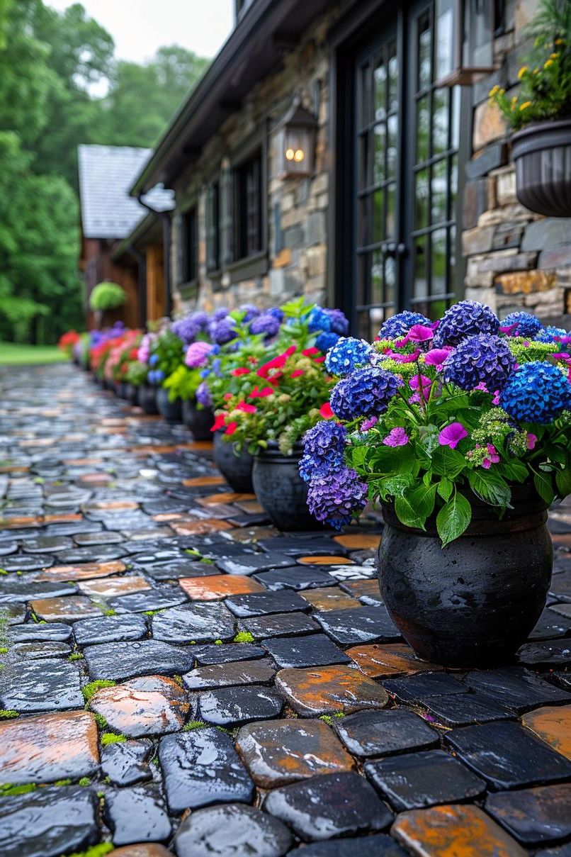 23 Gorgeous Paver Patio Ideas You Must See 55 20. Modern Color Twist on Traditional Pavers-1