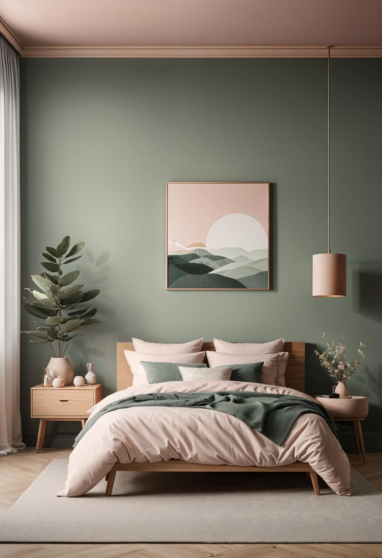 21. Scandi-Inspired Sage Green Bedroom-0