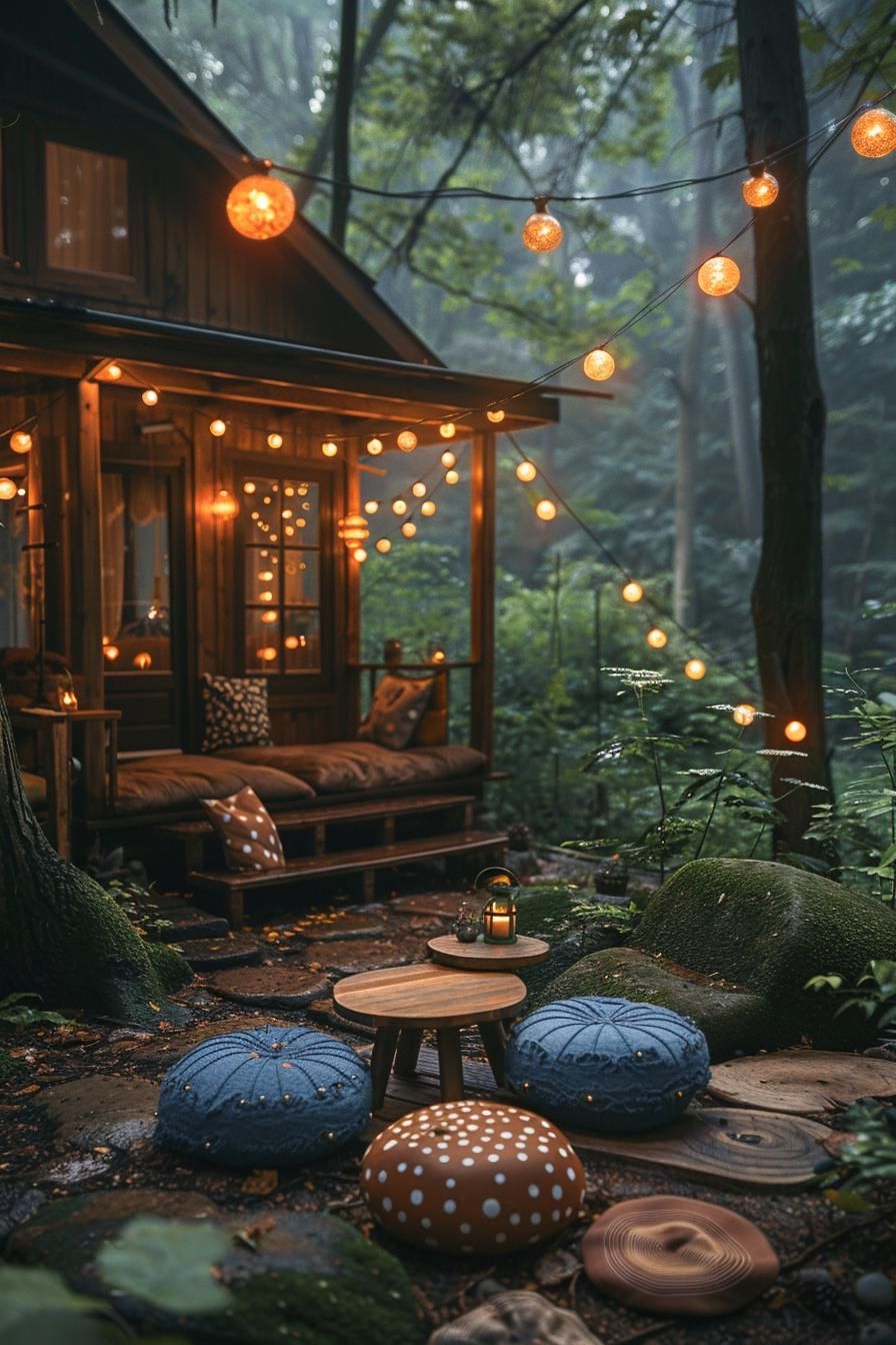 25 Stunning Small Garden Layout Ideas 51 22. Enchanting Toadstool Garden Retreat-2