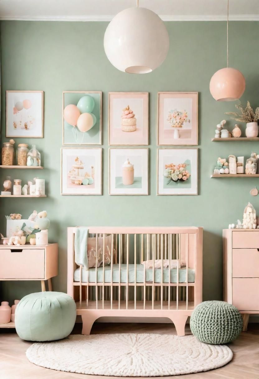 29 Serene Gender-Neutral Nursery Designs: Stylish & Inclusive Spaces for Every Baby 31 26. Candy-Themed Gender-Neutral Nursery-0