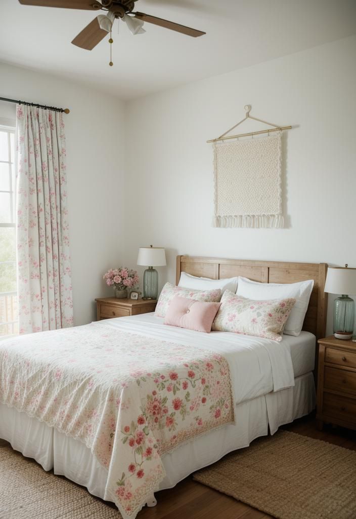 13. Cozy Cottagecore Bedroom Decor-1