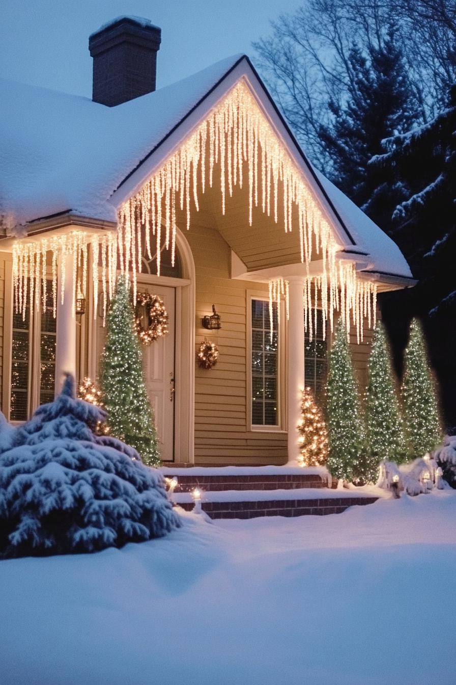 16. Festive Icicle Light Displays-1