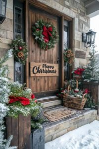 10. Festive Calligraphy Wooden Signs